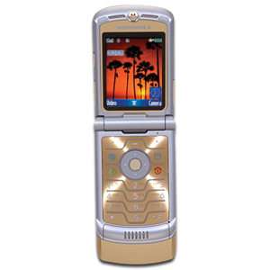 Motorola RAZR V3i DG   Polished Gold Unlocked Mobile Phone 