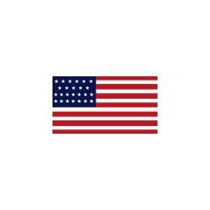 Historical 25 Star United States Flag, 3 x 5 Nylon  