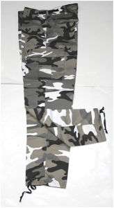   Pantalon Treillis BDU M65 Camouflage Urban Blanc T.52