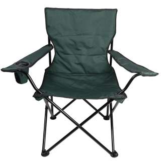 Super Deluxe Folding Camping Outdoor Fishing Arm Chair  