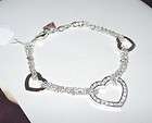 GUESS STEEL LADY BRACELET WITH HEARTS CRYSTALS UBB81004