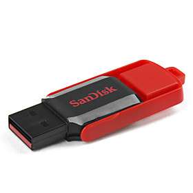 US$ 11.99   4GB SanDisk USB Flash Drive (Red),  On All 