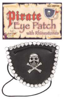   Pirate Costumes Pirate Accessories Rhinestone Pirate Eye Patch