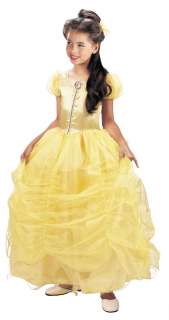 Prestige Girls Belle Costume   Disney Princess Costumes