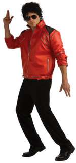   Red Michael Jackson Zipper Jacket Costume   Michael Jackson Costumes