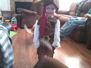 Pirate Captain Toddler Costume, 18987 