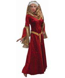 Scarlet Renaissance Costume for Adults  Womens Red Renaissance Gown 