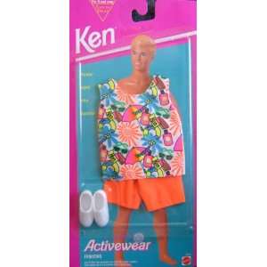  Barbie KEN Activewear Fashions BEACH WEAR Easy To Dress 
