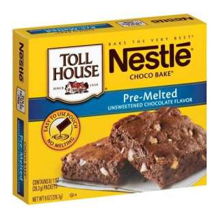 Nestle Toll House Baking Chocolate Choco Bake Pre Melted Unsweetened 8 ...