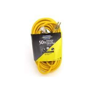   Power Zone 772563 50 12/3 Sjtw Extension Cord W/led