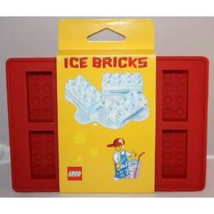 Lego Red Ice Cube Bricks Tray 