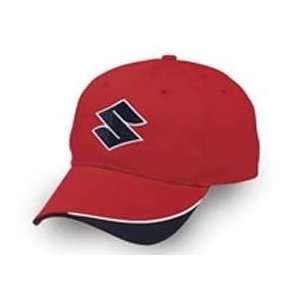  Suzuki Red Pro Baseball Cap with Piping