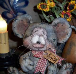 Primitive Raggedy Baby Mouse Vtg Style Bear 4 Mini Doll ★ Pattis 