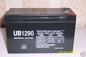 SIX UB1290 12V 9Ah Sealed Lead Acid SLA Battery 806593407499  