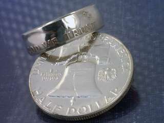 COIN RING))   U.S. Franklin Half Dollar   ((Select Year & Ring Size 