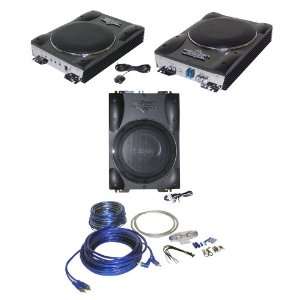  Lanzar Car Amplified Subwoofer with Amplifier Installation 