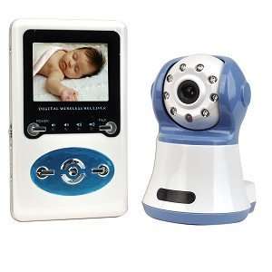 com 2.4GHz Digital Wireless Baby Monitor Color Camera Kit w/Infrared 