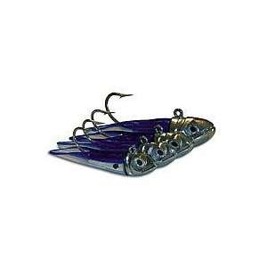   (BT 2050 3 ) Jigs 1/2 OZ BUNKER TAIL JIG BLUE