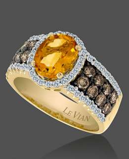 Le Vian 14k Gold Ring, Citrine (1 5/8 ct. t.w.) and White and 