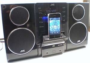 JVC UX LP5 70 WATT CD PLAYER RADIO STEREO  SYSTEM WITH FLIP DOCK 