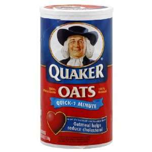    Quaker Quick 1 Minute Oats 42 oz. (Pack of 3) 