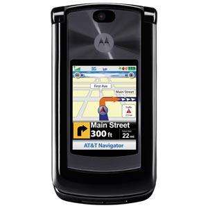 AT&T Motorola V9X RAZR 2 GPS 3G DUAL SCREEN FLIP PHONE GOOD USED 
