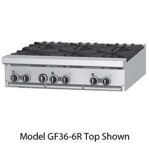   Top 36 Gas Range with Flame Failure Protection   15 
