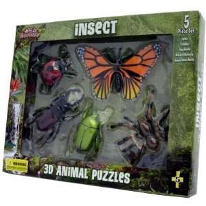  Insect 3D Puzzle Set Toys & Games