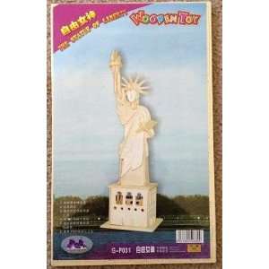  3D Woodcraft Puzzle Educational Aid   Status of Liberty 