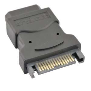 SATA 15 Pin Male to 4 Pin Molex Female Converter Power Adapter For PC 