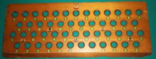 RARE ANTIQUE VINTAGE TWO SIDED KEENO AMOS & ANDY BILLIARD POOL GAME 