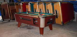   COMMERCIAL 7 COIN OPERATED BAR SIZE POOL TABLES MODEL ZD 3  