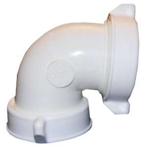  Lasco 03 4261 White Plastic Tubular 1 1/2 Inch Slip Joint 