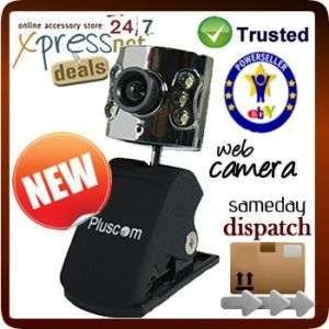 Slim 7 Megapixel PC Web Cam with Night Vision *Zooming*  