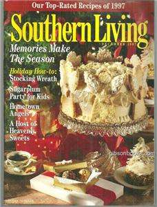 Southern Living Magazine December 1997 Christmas in Decatur, Alabama 