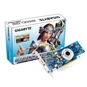 GIGA BYTE GeForce 8400 GS Graphics Card. 8400GS PCIE 2.0 512MB GDDR2 
