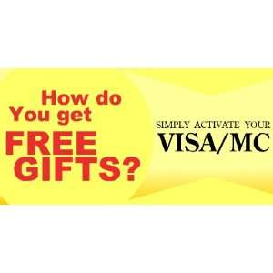   Banner   Credit Card Activation Equals Free Gifts 