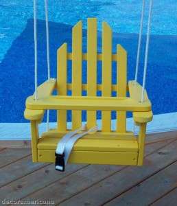 Childrens Adirondack Swing   New, Weatherproof  