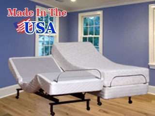   Split King Size 10 Luxe Adjustable Bed w/ Leggett Platt S Cape  