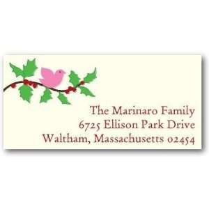 Holiday Return Address Labels   Tweet Holly Girl By Sb Hello Little 