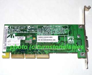 Dell 9K099 4R426 ATI Rage Ultra 128 32M AGP VGA Card  