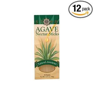 Agave Nectar Sticks (pack of 12 )  Grocery & Gourmet Food