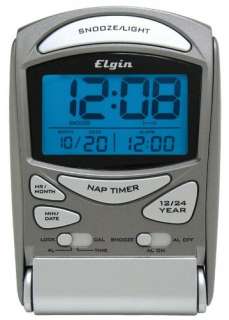   Travel Alarm Clock w/ Day Date & Alarm Display 083275034000  