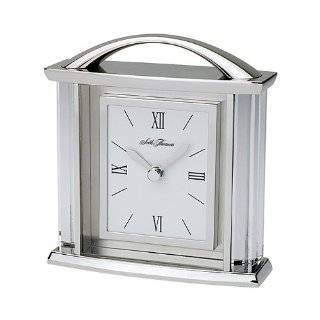   and Glass Case with White Dial Arched Carriage Clock with Glass Sides