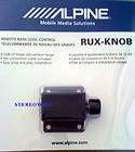 ALPINE RUX KNOB REMOTE BASS KNOB PDX AMPLIFIERS NEW M12