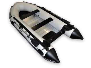   Inflatable Boat, 12.5 FT Tender with Aluminum Floor, V Hull  