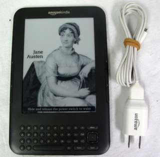 You are bidding on a  Kindle 6 eReader WiFi 3G Wireless eBook 