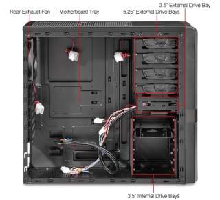 AMD FX 4100 Black Edition 3.6GHz Quad Core Desktop PC w/ Windows 7 
