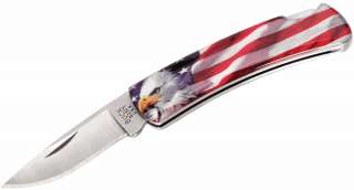 Buck Knives 525 American Flag Gents Knife USA Small Gentlemans 