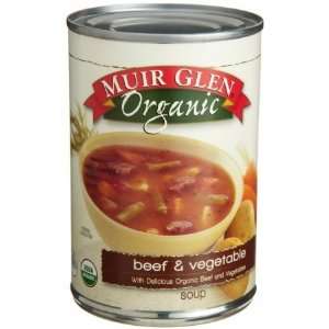 Muir Glen, Beef and Vegetable Soup, Organic, 14.4 oz